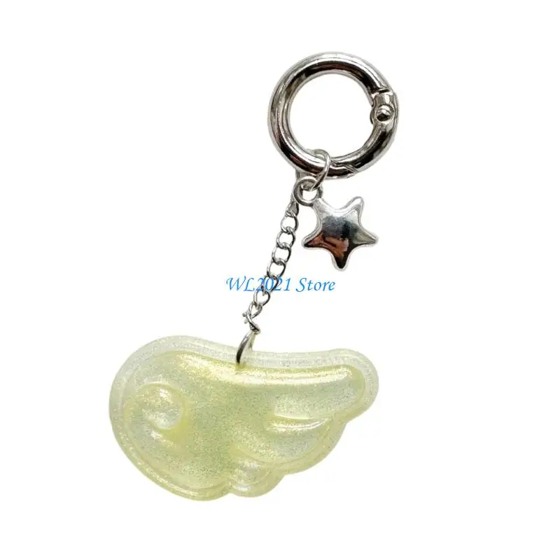 G5GC Angel Wing Charm keychain acrylic acrylic arcoration decoration digoration daily user