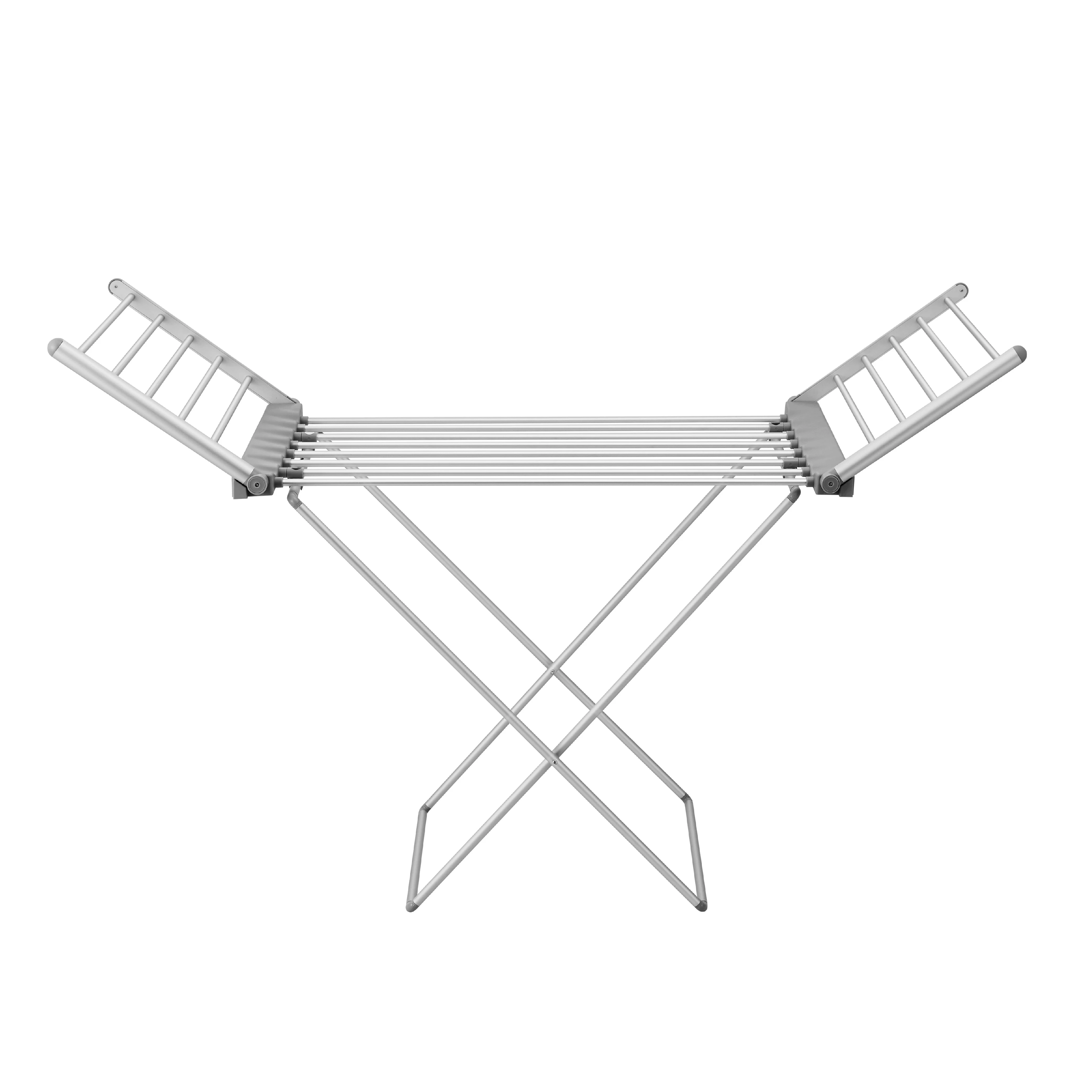 Mergulhador de roupas portátil com asas 230w elétrico aquecido secador de roupas dobrável de poupança de energia rack de secagem de lavanderia airer interno