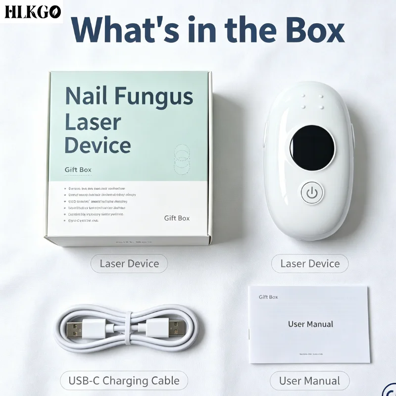 Digital Display Nail Laser Device 470nm 910nm Dual Wavelength for Damaged Nail Repair Healthy Regrowth Home