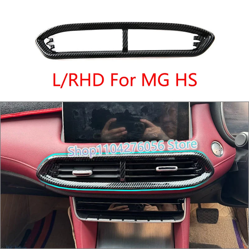 

L/RHD For MG HS 2018-2023 Car Center Console Air Condition Outlet Cover middle AC Vent Frame Trim Accessories