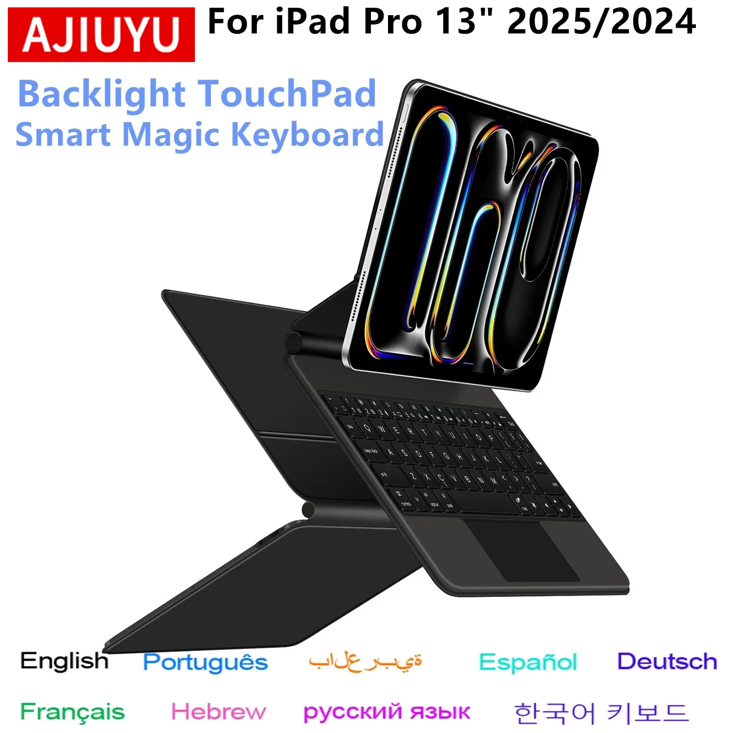 M5 iPadPro13(Wi-Fi+Cellular)と純正Keyboard Backlight Magic Keyboard For iPad Pro 13 2025 iPad M5 Pro 13