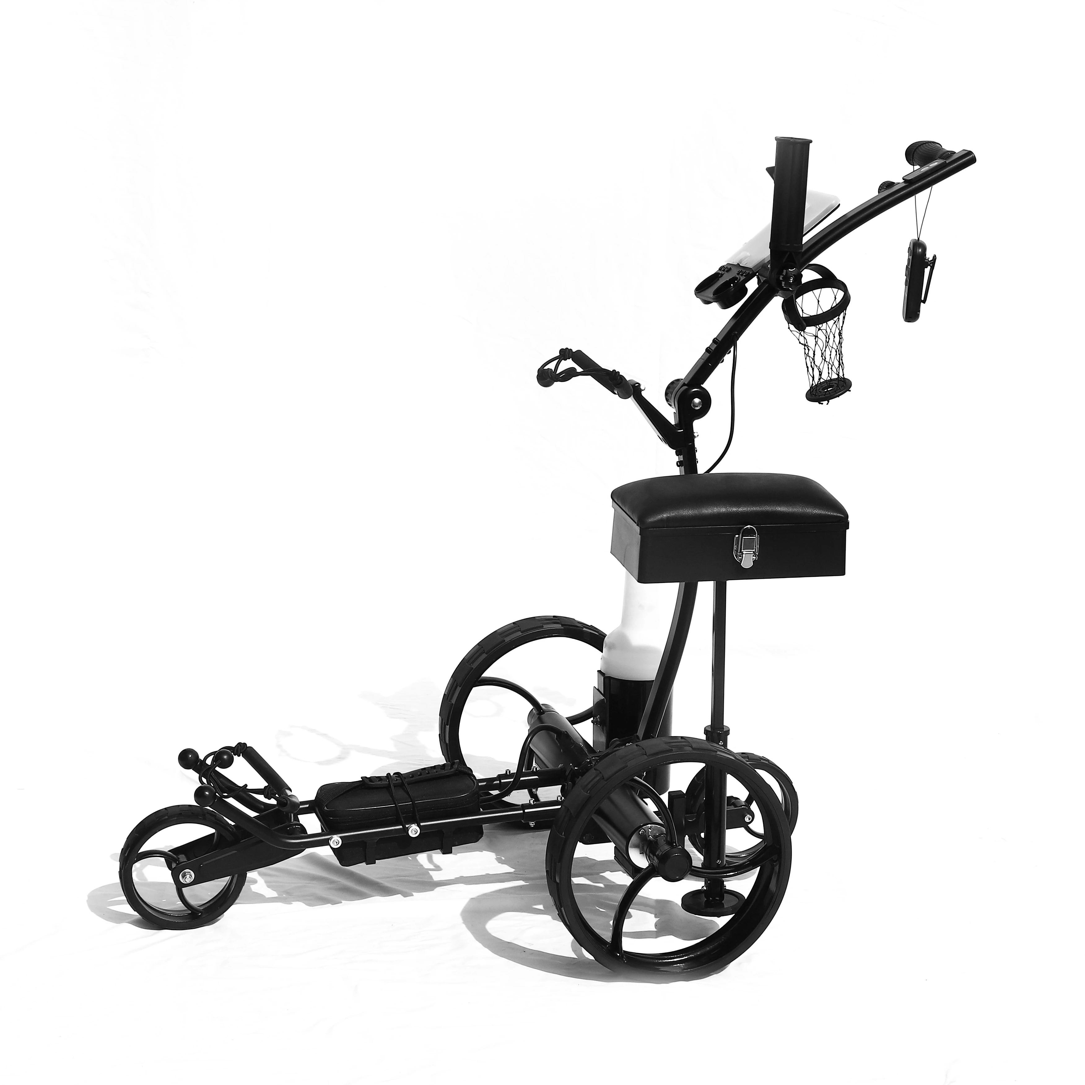 Golf Trolley Hot Sale Remote Control Three Wheel Carts with USB Port