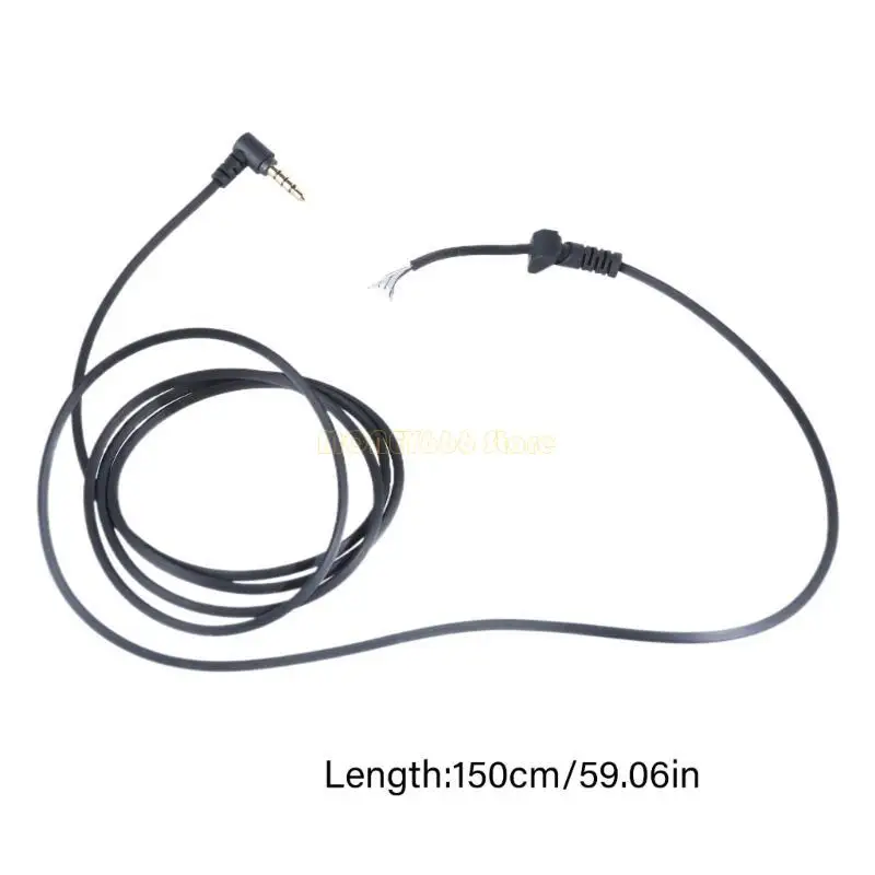 F62C Усовершенствованный кабель гарнитуры для наушников, замена долговечности для любителей музыки геймеров любителей музыки