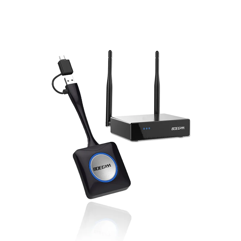 

Беспроводная презентационная система 1080P с передатчиком в одно касание для многоплатформенной совместной работы BYOD в офисах и классных комнатах