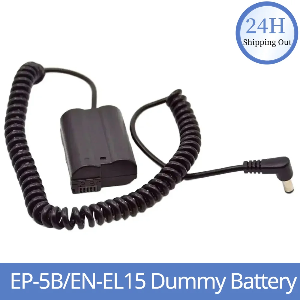 

EN-EL15 EN EL15 Dummy Battery with Spring Wire EP-5B DC Coupler for Nikon Z6 Z7 D7500 D7200 D7100 D7000 D850 D810 D810A D800