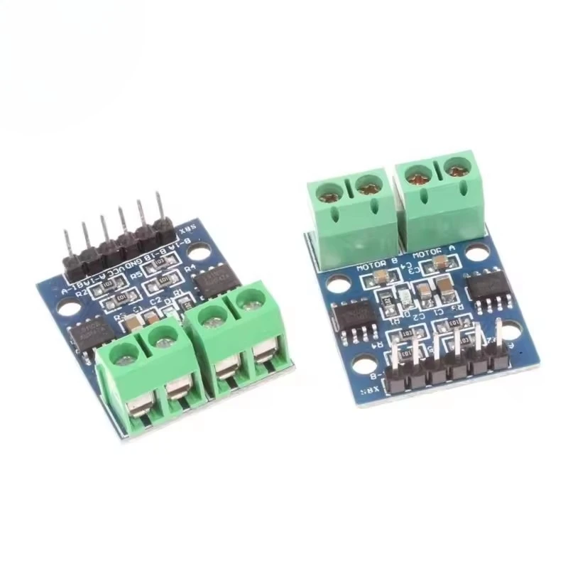 Dual-Channel H-Bridge Module L9110S HG7881 Motor Driver Board - with Overheat Protection for Smart Cars & DIY Robotics