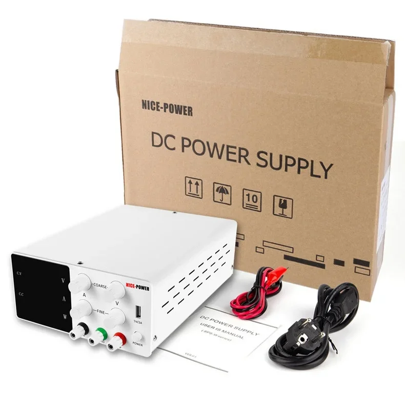 Alimentation régulée CC réglable, SPS3010, ordinateur portable, 30V, 10A, régulateurs de tension de commutation, stabilisateurs
