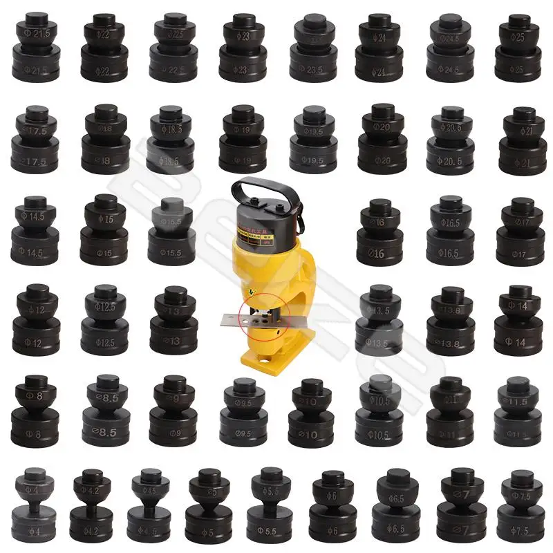 Morrer Redondo Hidráulico Máquina de Perfuração de Aço Inoxidável Morre de Perfuração Manual Ch60 Mould