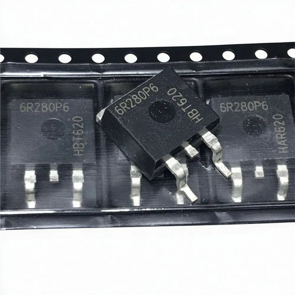 5PCS 6R280P6 IPB60R280P6 650V 39A A940 2SA940 IRF60B217 60V 60A D4NK80Z 4NK80Z 800V 3A CS4N60F 600V 4A BTA208-600B 600V 8A