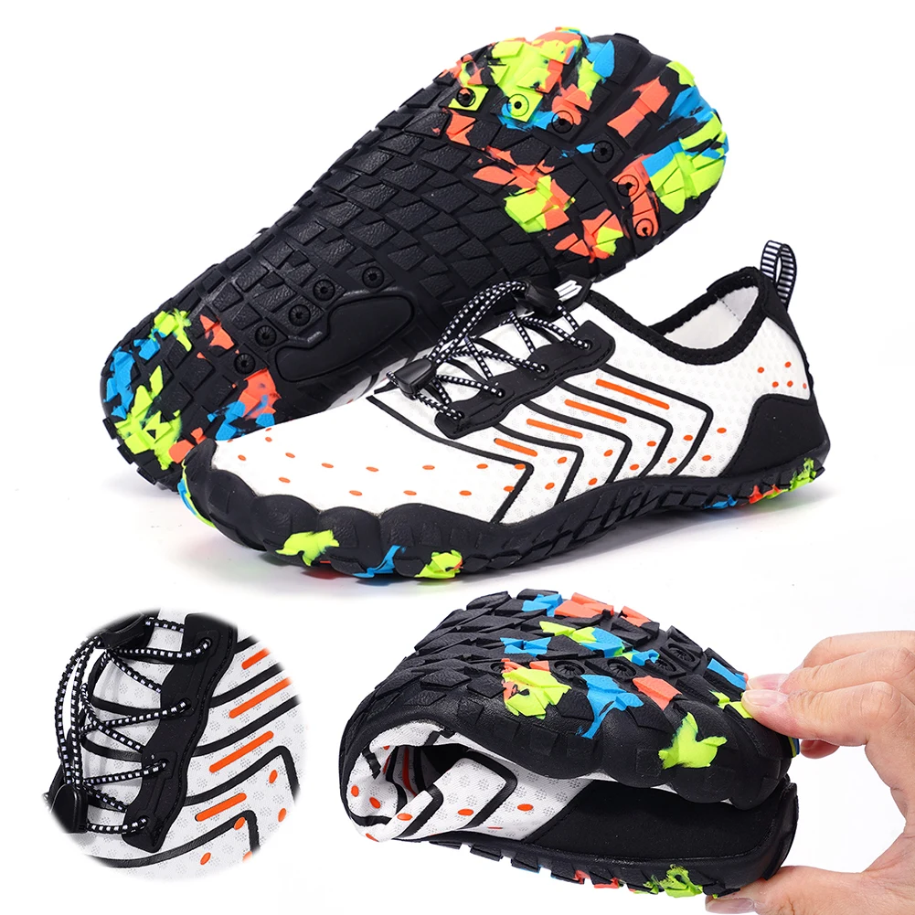 

Унисекс-обувь для воды, нескользящая, легкая, дышащая, для пляжа, для ходьбы и бега, сетчатая обувь для активного отдыха