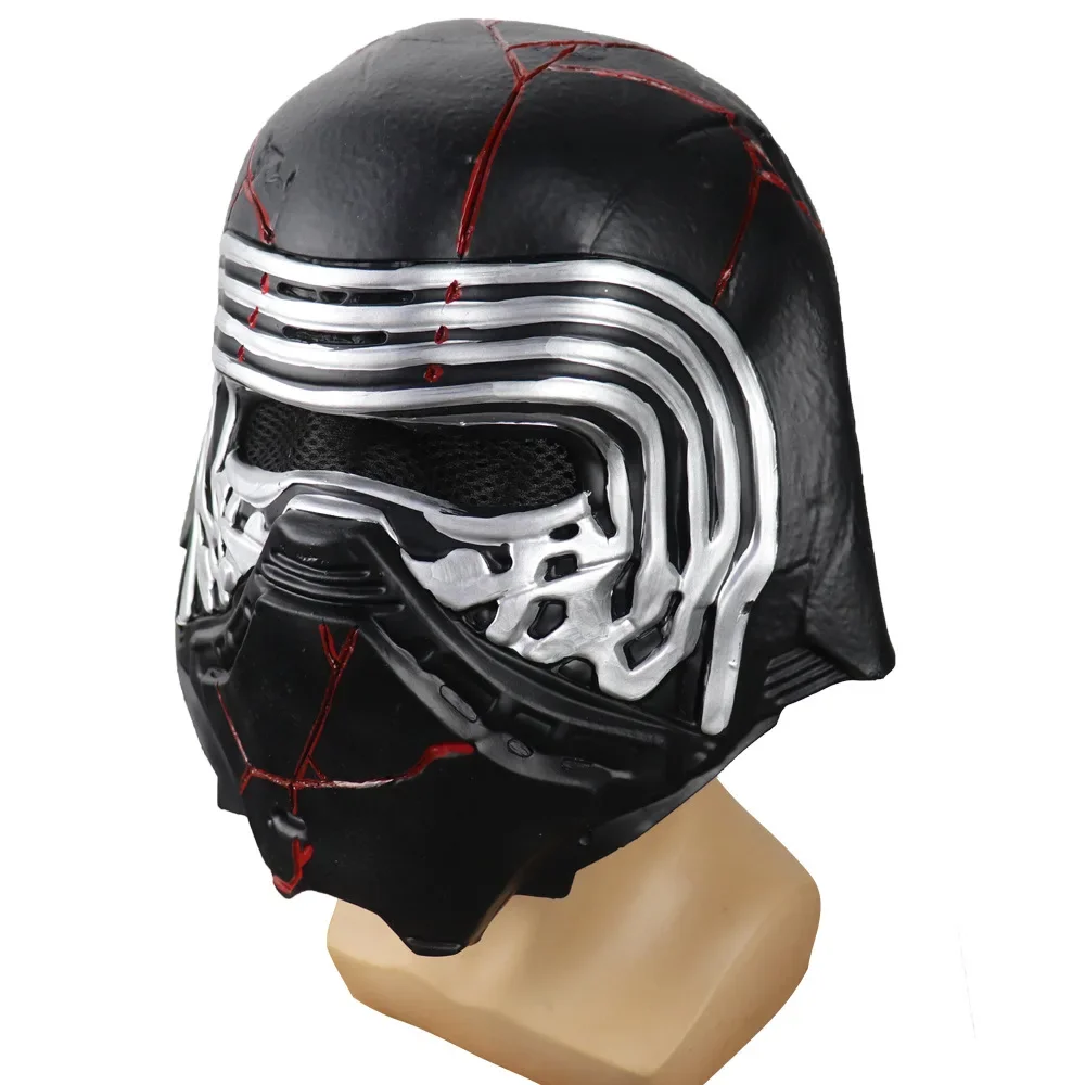 Anime Kylo Ren Helmet Cosplay The Rise of Skywalker Mask Props Helmets Masks Carnival Party Prop - view 3