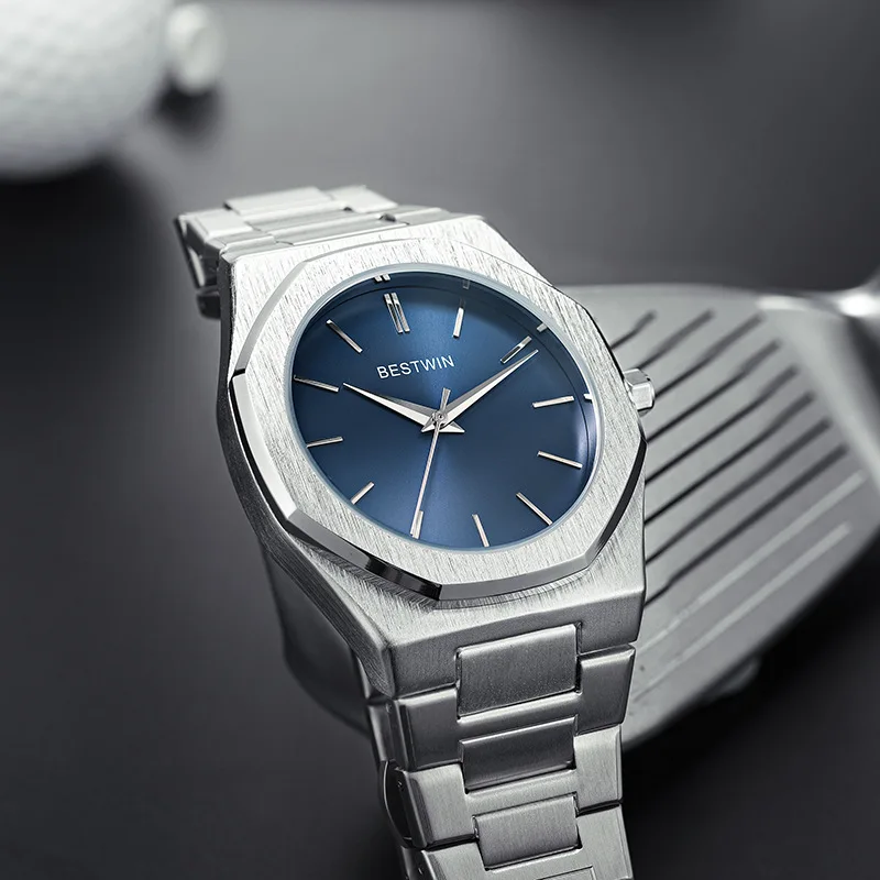 

XL Men's Watch Brand Waterproof Quartz Wholesale Foreign Trade Bestseller Watch with Butterfly Double Clasp