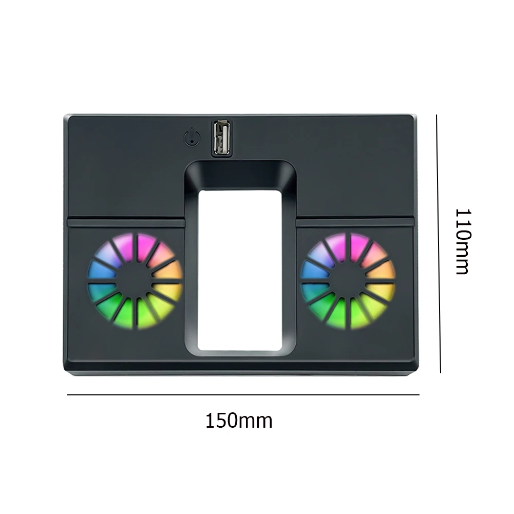 ملحقات نظام التبريد بمروحة التبريد العمودية مع مراوح مزدوجة ومنفذ USB RGB ملون لوحدة التحكم Xbox Series X #3