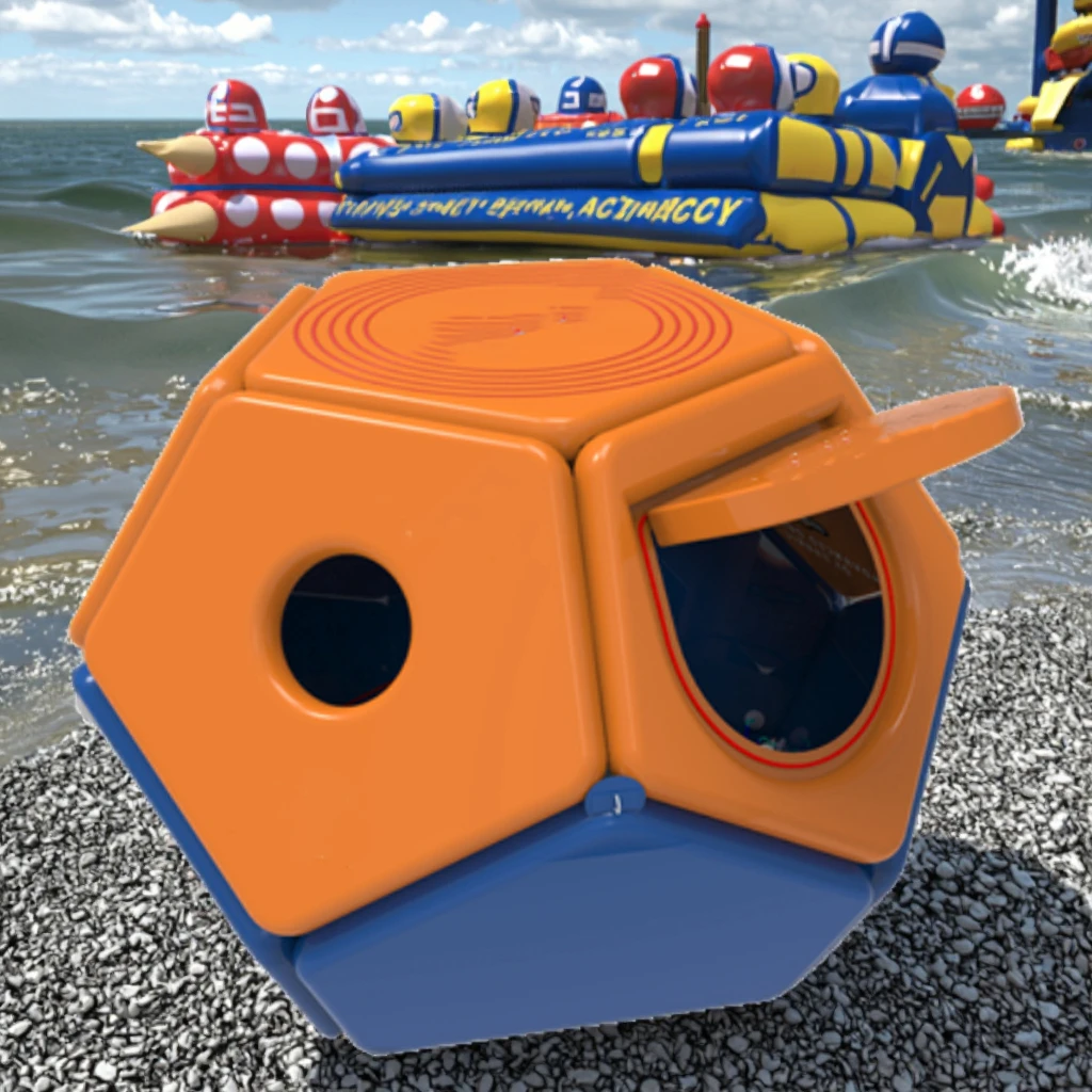 Inflatable tsunami life raft water rescue equipment with a capacity of more than 500kg