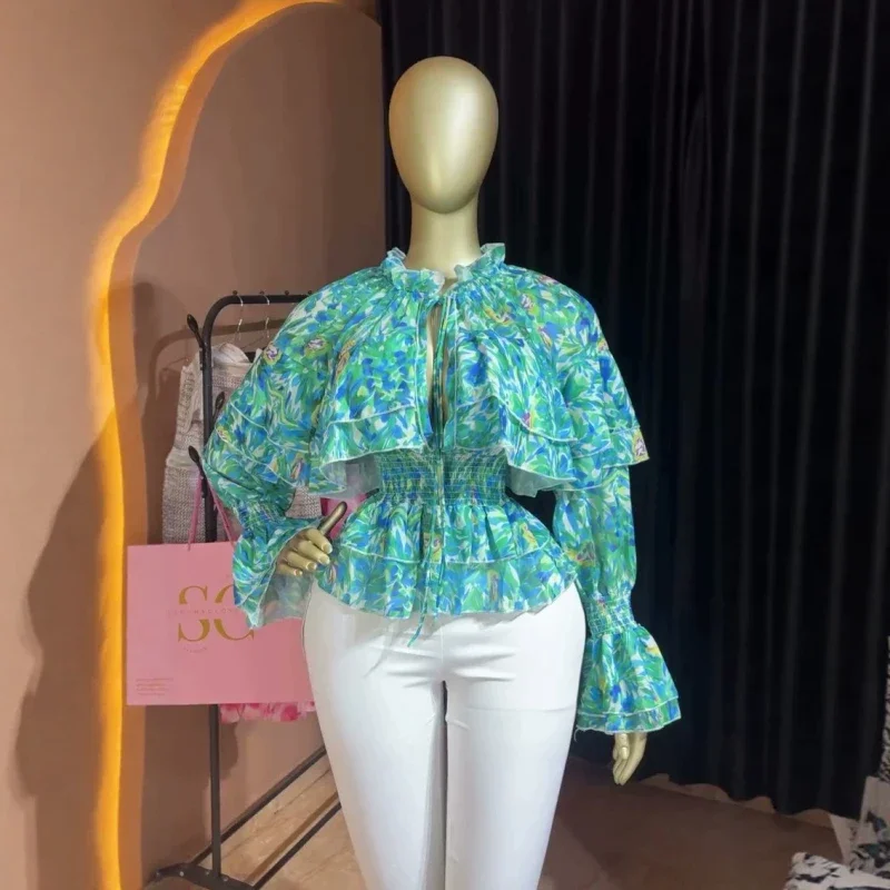 New Autumn Fashion Women Blouse Printed