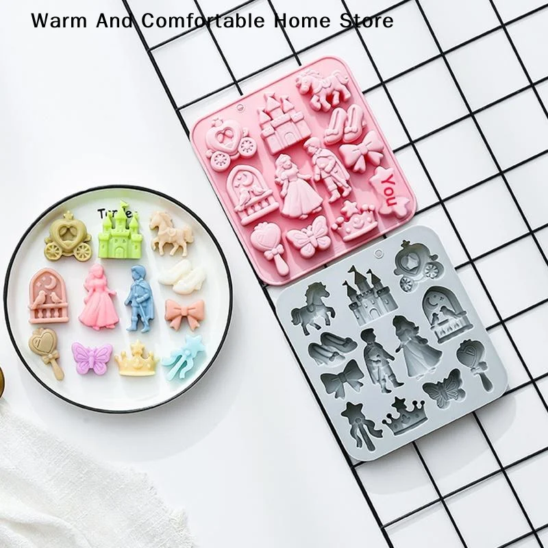 【W】12 Cavity Prince, Princess - Silicone Cake Mold recension och pris