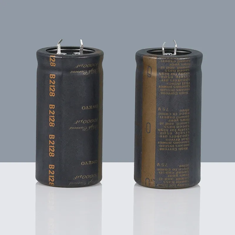 10-1pcs-75v10000uf-30x60mm-new-nichicon-10000uf-75v-30-60-kg-gold-label-audio-hi-fi-capacitor