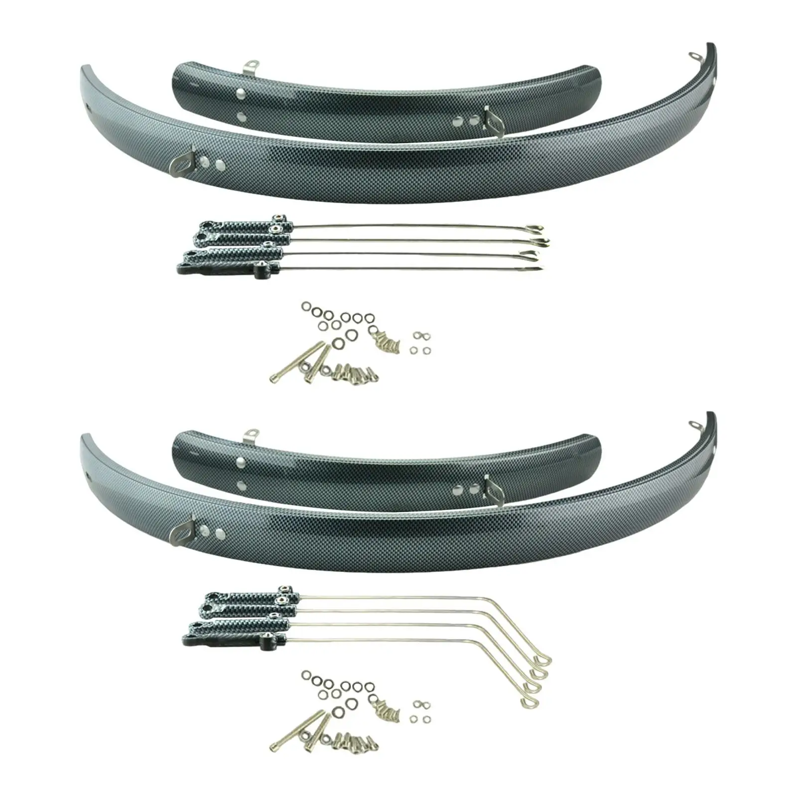 Folding Bike Fenders, Front And Rear, Mud Flaps, Full Cover, Bicycle Parts,