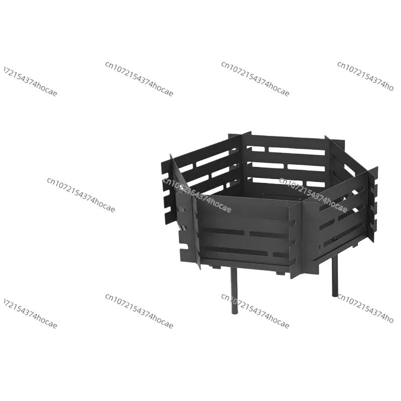

Outdoor camping incinerator removable folding high temperature corrosion resistance stainless steel carbon steel baking net