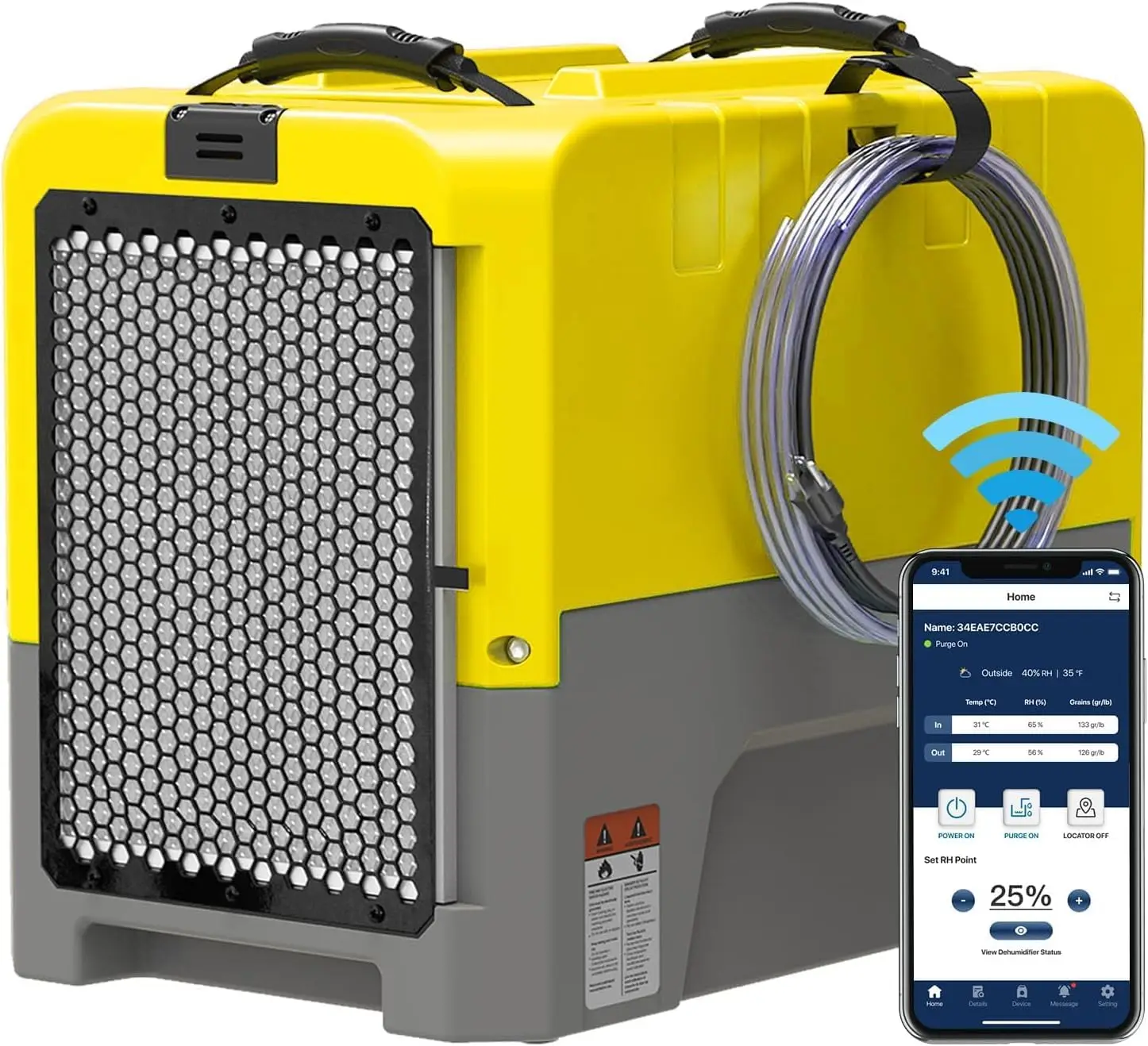ALORAIR 180PPD LGR Commerical Dehumidifier with Pump, Wi-Fi APP Controls Industrial Dehu, Capacity Up To 85 PPD At AHAM, 6 Years Limited Warranty, CETL Listed, for Large Space