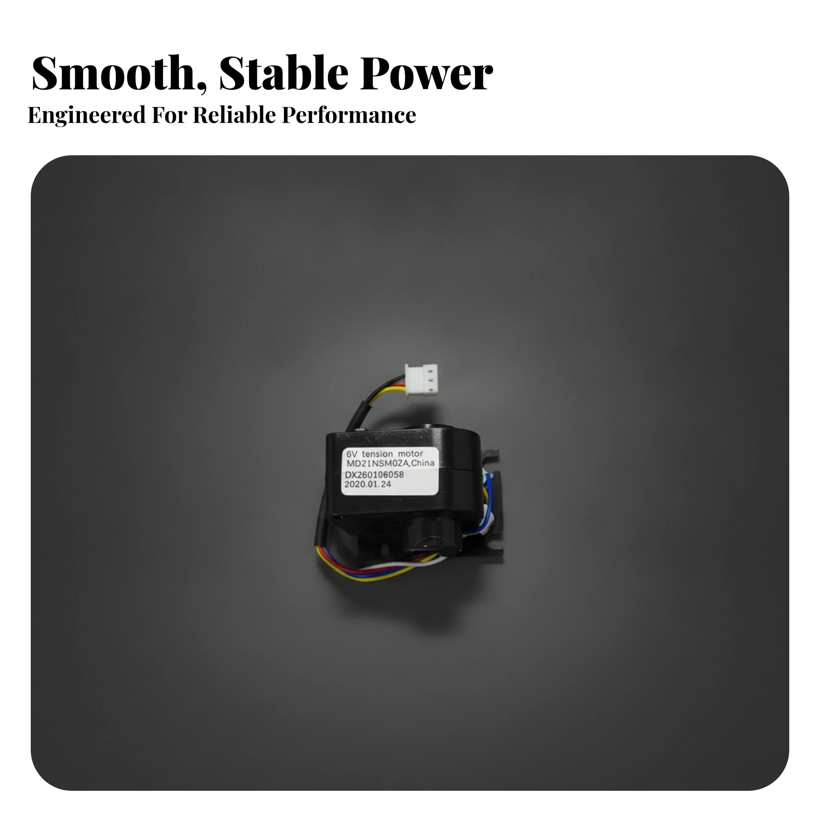 Tension Motor with Wire Harness 6V Replacement Fitness Motor for Exercise Bikes, Ellipticals