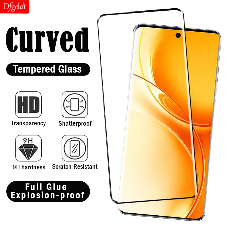 

Защитная пленка для экрана 3D Curved для Realme P4 Power P3 Ultra, закаленное стекло с полным покрытием для Realme P4 Pro P3 Pro