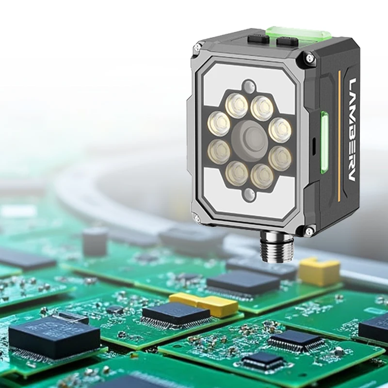 

Мощный промышленный 2D-сканер штрих-кодов с фиксированным креплением и большой дальностью считывания