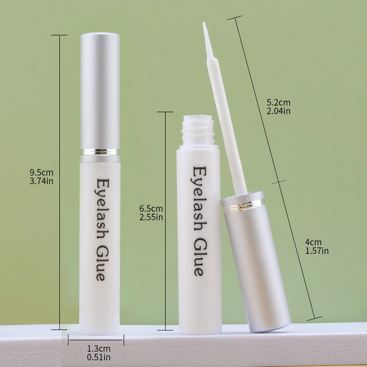 กาวติดขนตาปลอมแห้งเร็วที่มองไม่เห็นโปร่งใส self-grafting ขนตาเหนียวอ่อนไม่ระคายเคืองที่ถอดออกได้ทิ้ง