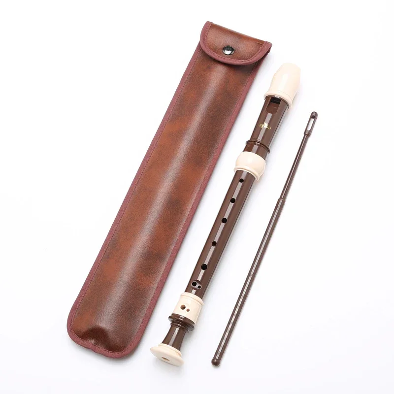 Recorder Baroque Treble Clarinet Eight-Hole Removable ABS Flute Adult Playing Woodwind Musical Instrument Beginner Practice