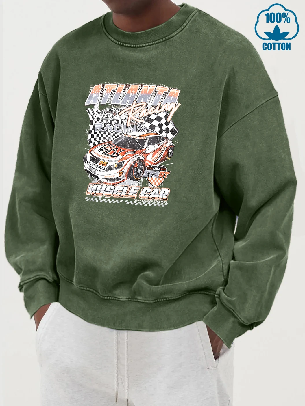 Atlanta Racing Car Print Male - Street Fashion Atlanta review and price