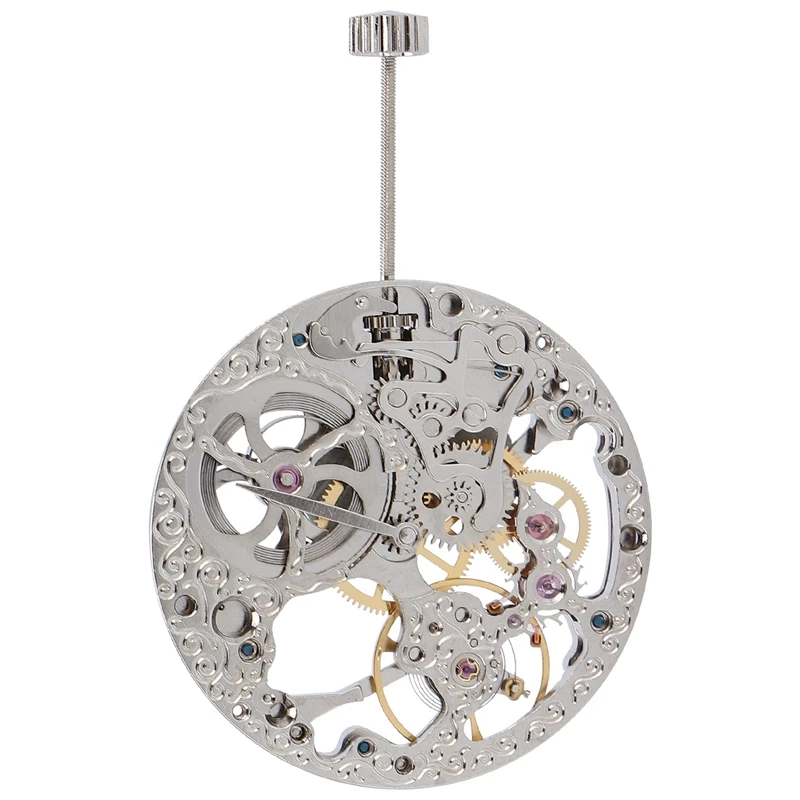 6498 Mechanical Watch Movement 21600 Bph For ETA 6498 Watch Hand Winding Hollow Skeleton Movement Accessories