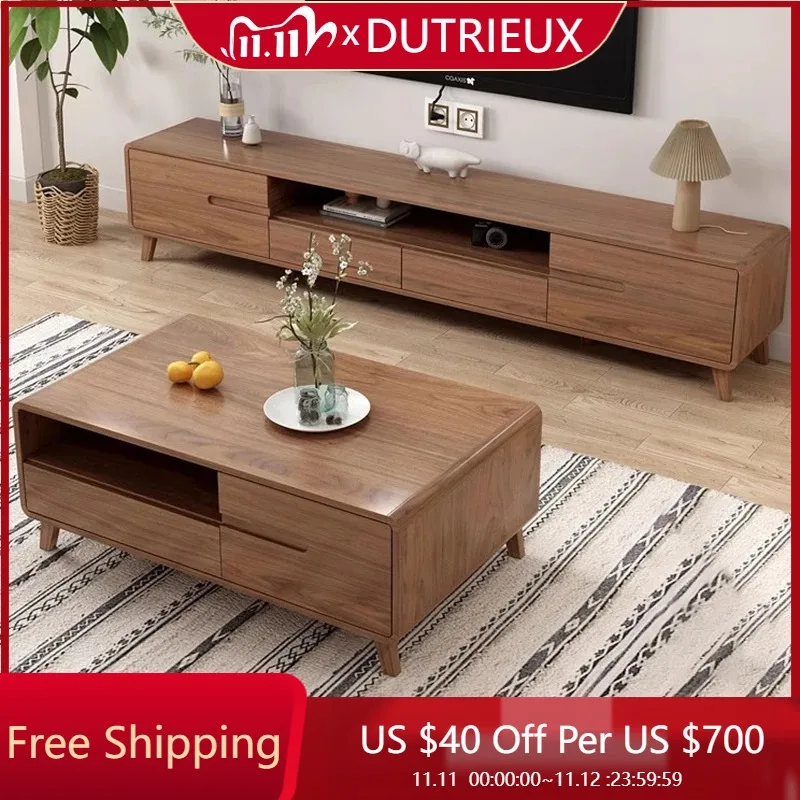 

Creative Vintage Coffee Table Rectangle Organizer Drawer Trendy Nordic Side Table Mid Century Unique Mesas Bajas Home Furniture