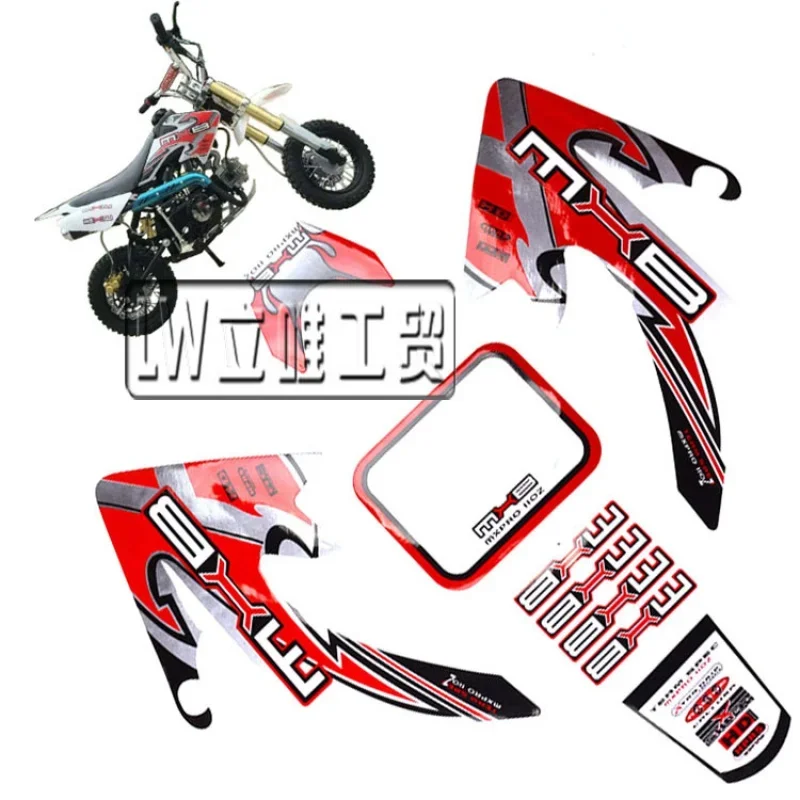 Pegatina para Motocicleta, Roja, Azul, Amarilla, Verde, Pegatina Kohis para Motocicleta de Carreras, Pegatina Crf50 para CRF 50cc, Pegatina para Motocross