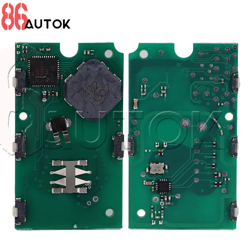 Etui na kluczyk samochodowy 8A Chip 433MHz Keyless Go FCCID: YGOHUF8423 Pokrowiec na kluczyk zdalnego sterowania do Volvo S40 S60 S90 XC40 XC60 XC90