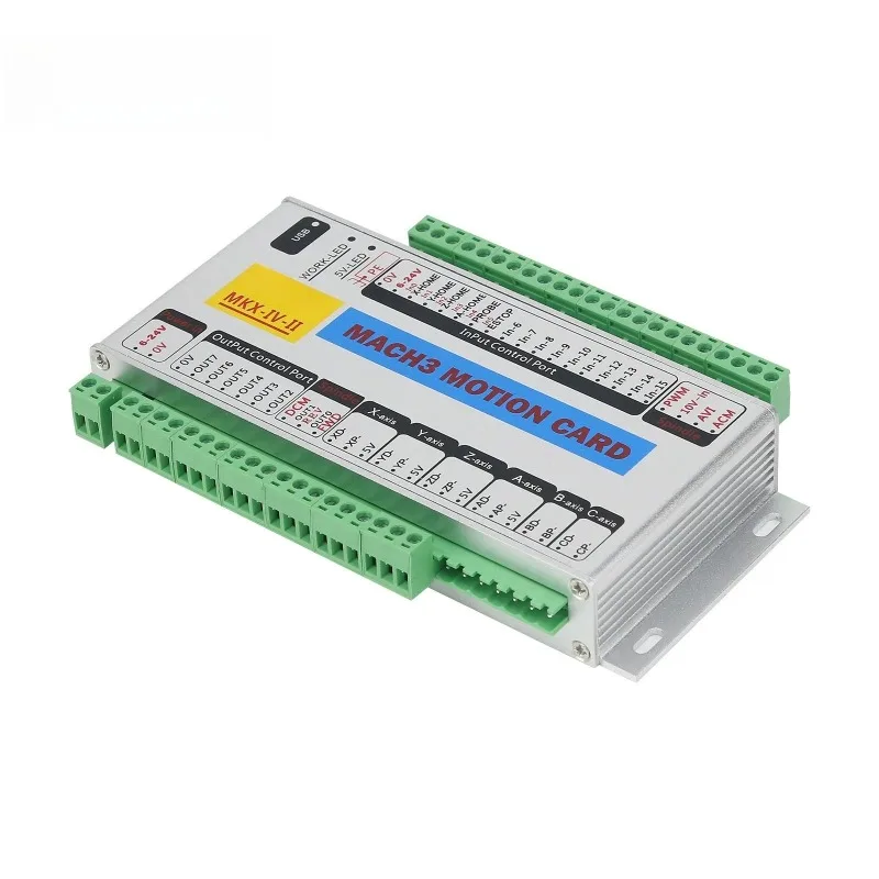 MK4-IV 4-Axis USB Motion Card 2MHz Mach3 CNC Breakout Board for Win 7/10 view 5