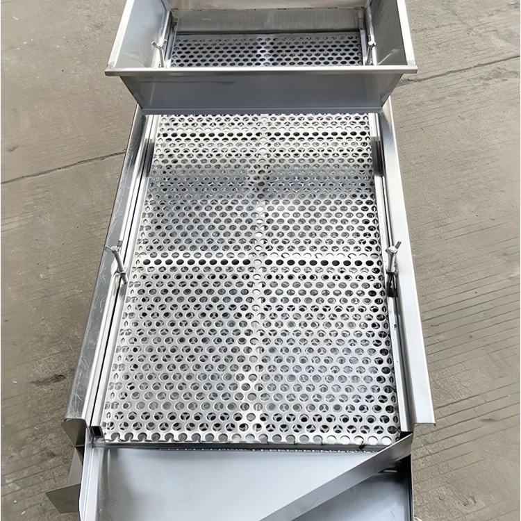 Linear Typ Small Electric Industrial Screening Machine Stainless Steel Grain Cleaning Grading for Coffee Beans