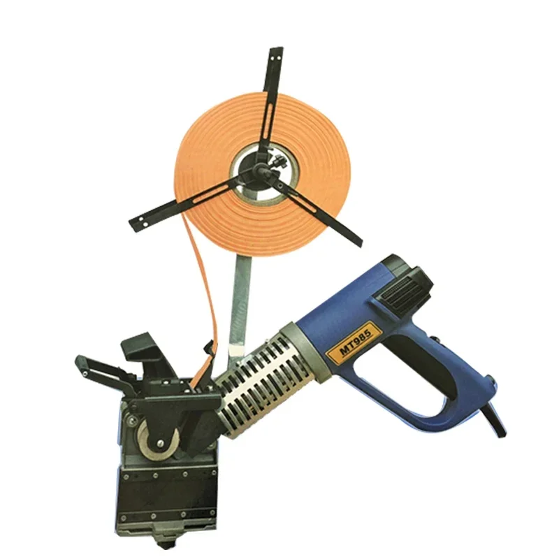 MT985 Mała przenośna maszyna do oklejania krawędzi do obróbki drewna 220 V / 2000 W Prosta krzywa do majsterkowania Ręczna okleiniarka do krawędzi