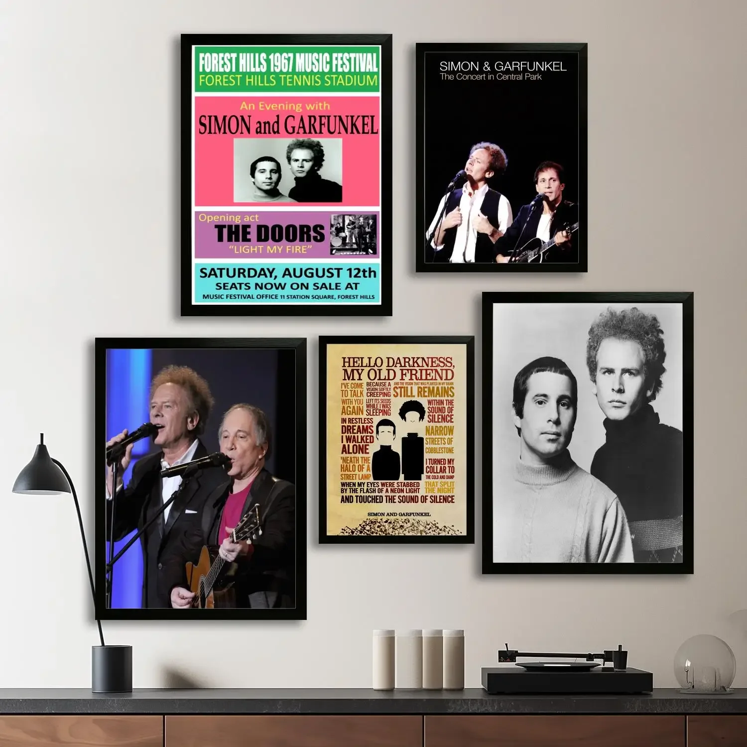 Simon and Garfunkel Canvas Art Poster and Wall Art, Picture Print, Modern Family, Bedroom Decor, Posters,Decorative painting