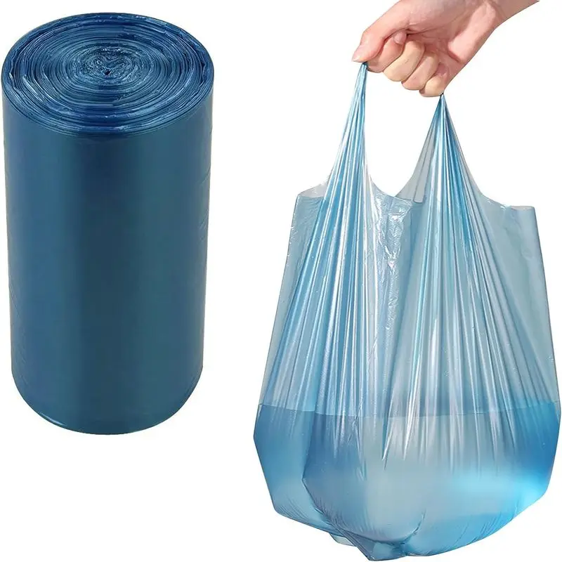 

220 шт. небольшие мешки для мусора для ванной комнаты, офиса, кухни, спальни, мусорное ведро без разрывов, 4 галлона, мешки для мусора толщиной 1,1 мил