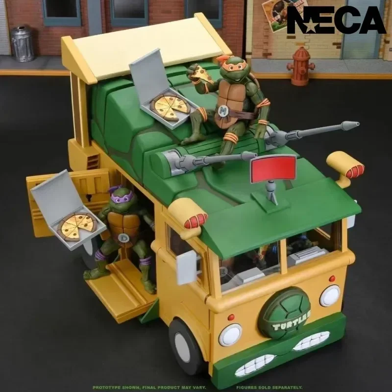 The Genuine Neca Ninja Turtle Tank Collection Model Can Accommodate 4 Turtle Figurines Without Dolls