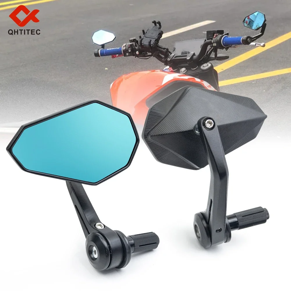 

7/8"Motorcycle bar End rear view side Mirrors for Ducati Honda CB650R Kawasaki Yamaha MT03 Suzuki SV650 GSXS750 Benelli