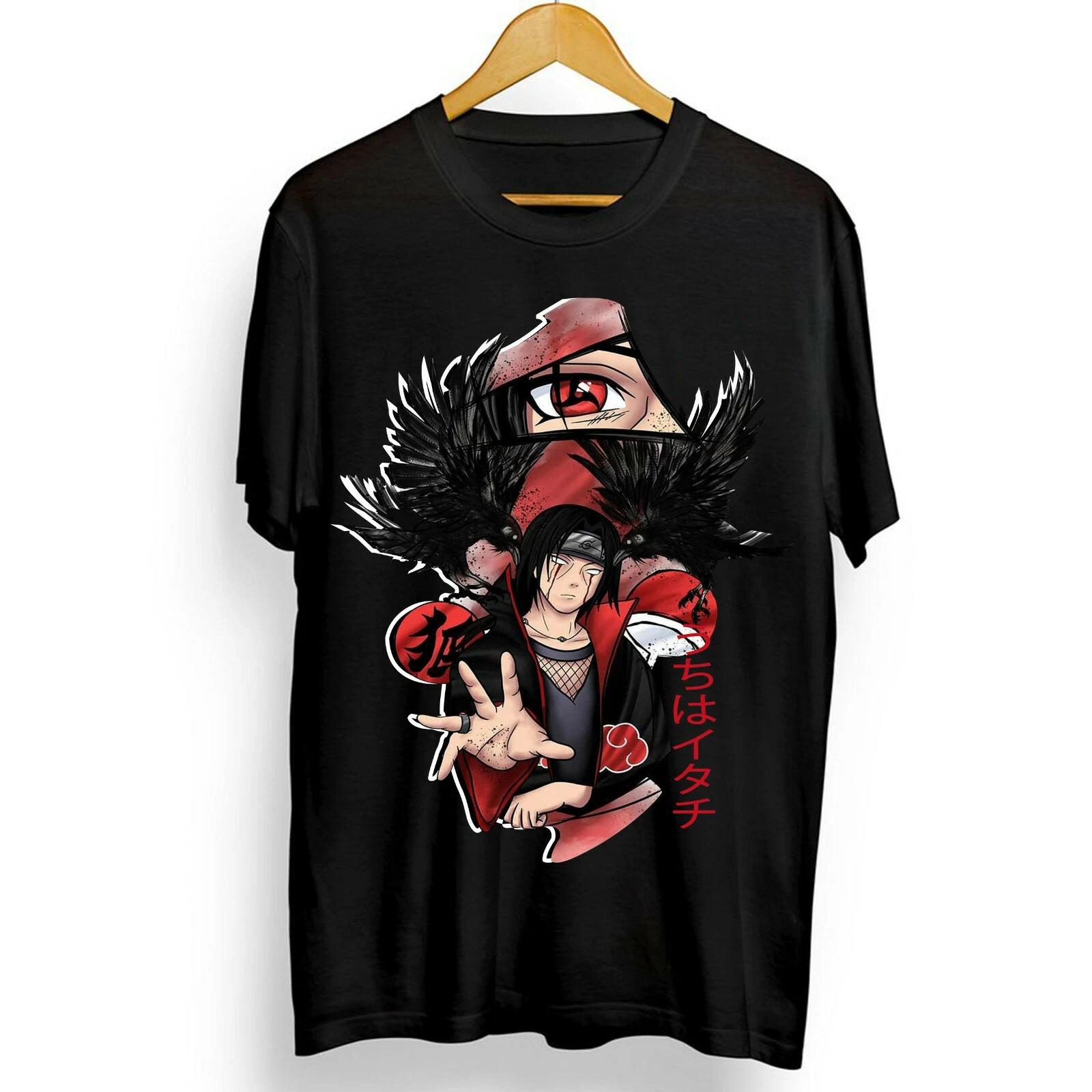Relaxing and Comfortable Uchiha Itachi New Unisex T-Shirt Anime Naruto Shippuden Sasuke  2026 New Cotton Summer Men and Women