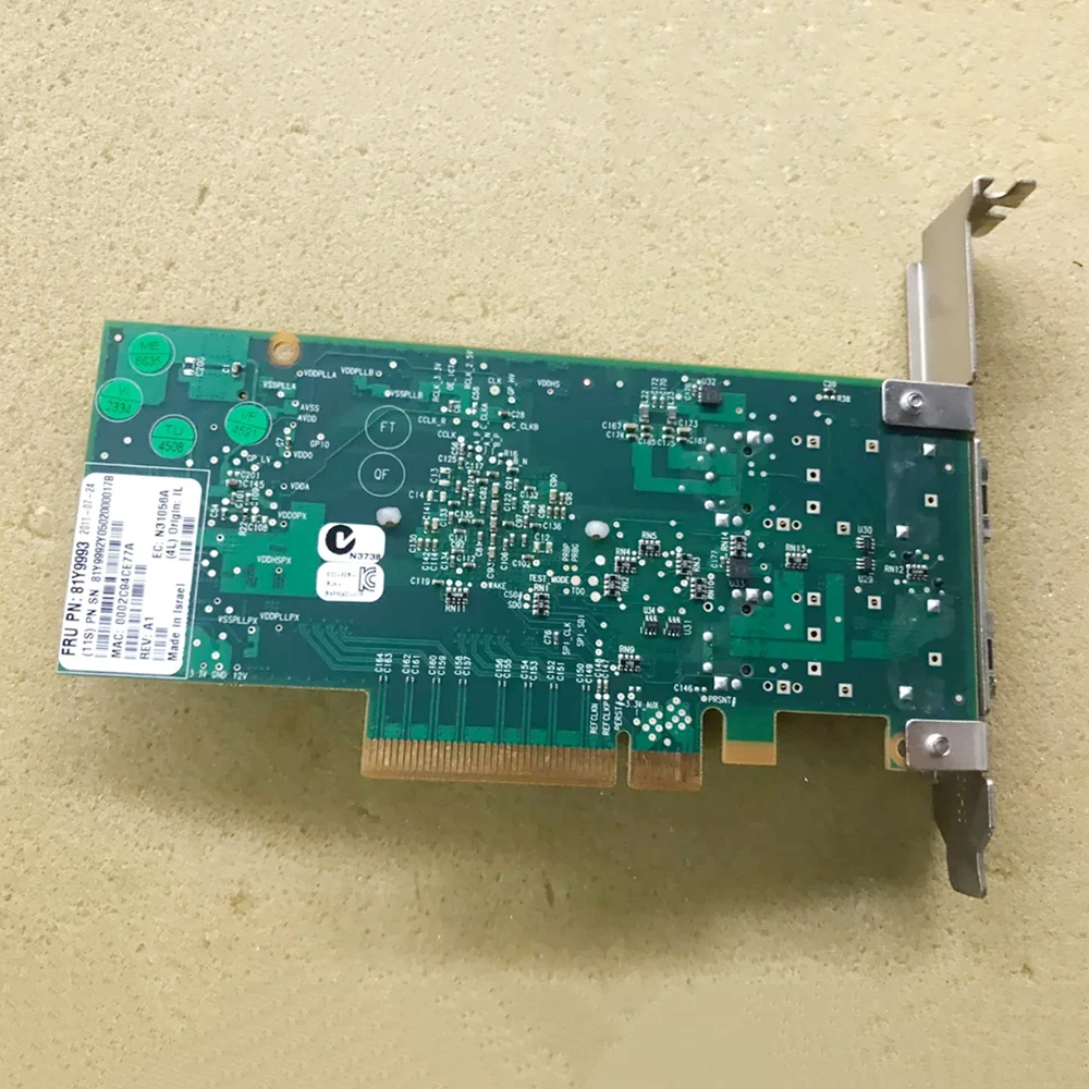 81Y9993 81Y9992 CONNECTX-2 Dual Port 10GB Net-work Card