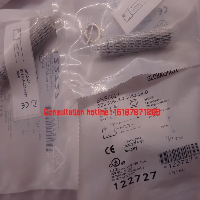 Sensor de garantia de qualidade BHS0021 BES 516-300-S162-S4-D Interruptor de proximidade