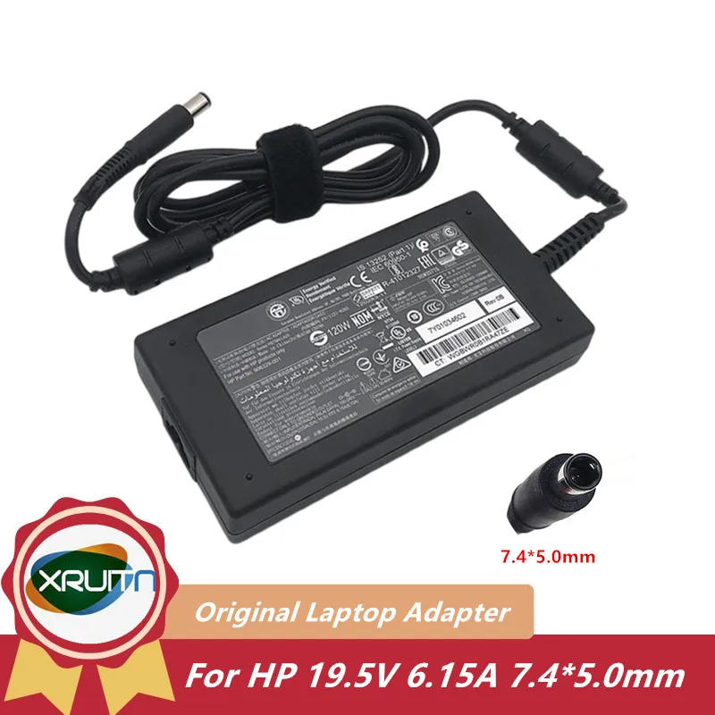 

Original HSTNN-LA25 120W 19.5V 6.15A 7.4*5.0mm AC Adapter Laptop Charger for HP All-in-One PC Power Supply HSTNN-CA25 HSTNN-DA25