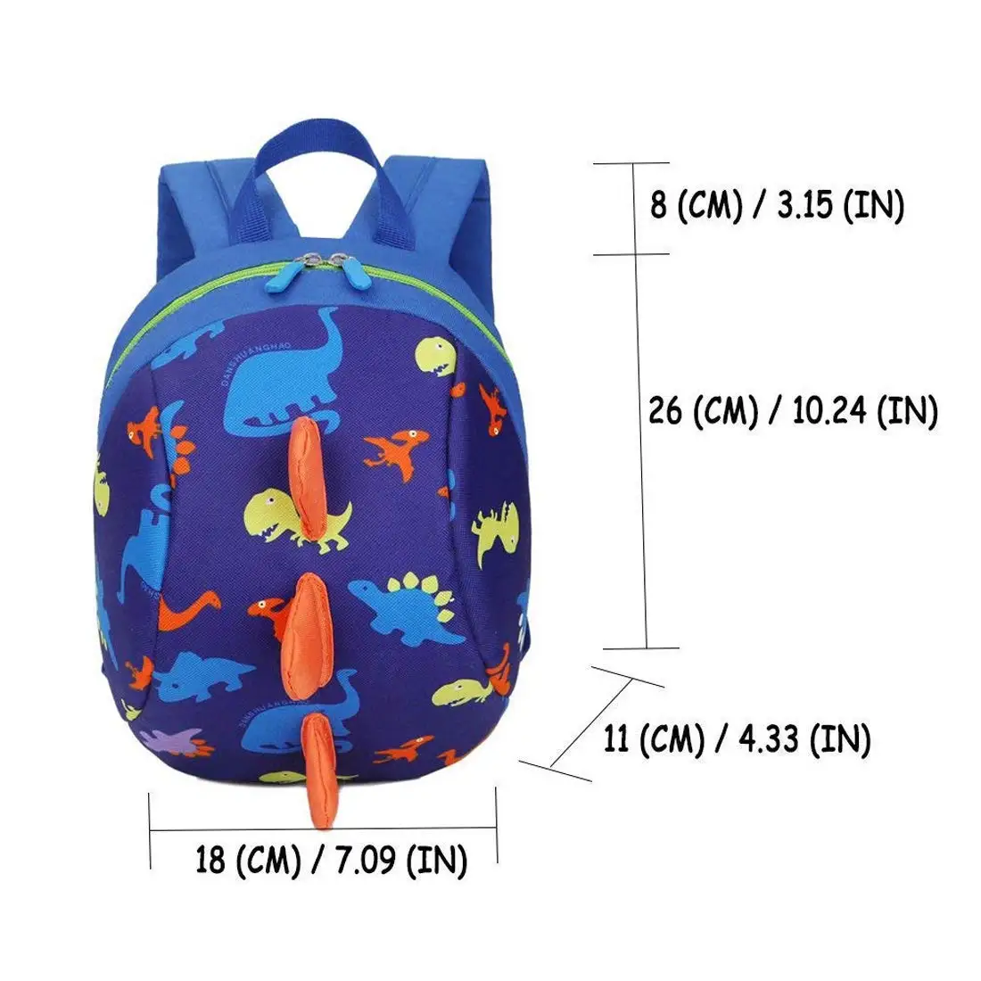 Lovely Children Cartoon Backpacks Boys/Girls Kindergarten Animals 3D Dino Dinosaur Baby Shoulder Bags Anti-lost Schoolbags