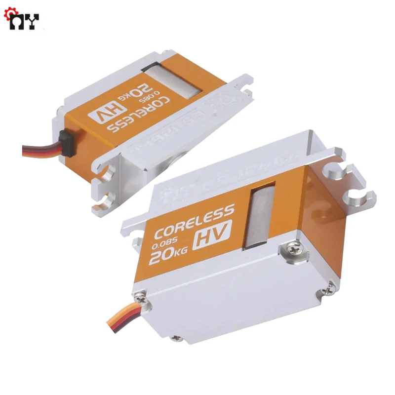 

MY Servo CS-1261SG 7.4V 20kg All-metal Geared Coreless Digital RC Automotive Servo Motors for Drones 1/10/8 Truck Crawler Trucks