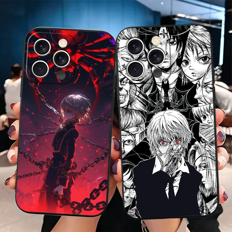 Hunter X-Hunters Kurapika Soft Phone Case for iPhone 11 13 14 15 16 Pro Max 17 Air 16E 12 Mini 7 Black Fundas Back Cover view 2