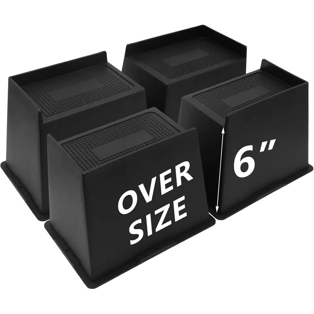 

6-дюймовые усиленные подставки для кроватей, сверхширокие, для мебели, выдерживают до 6 500 фунтов