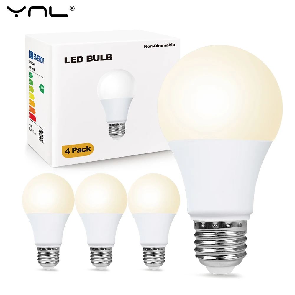 4 sztuk/partia żarówki LED E27 AC 220V SMD2835 3W 6W 9W 12W 15W 18W Lampada żarówki Led do salonu do domu